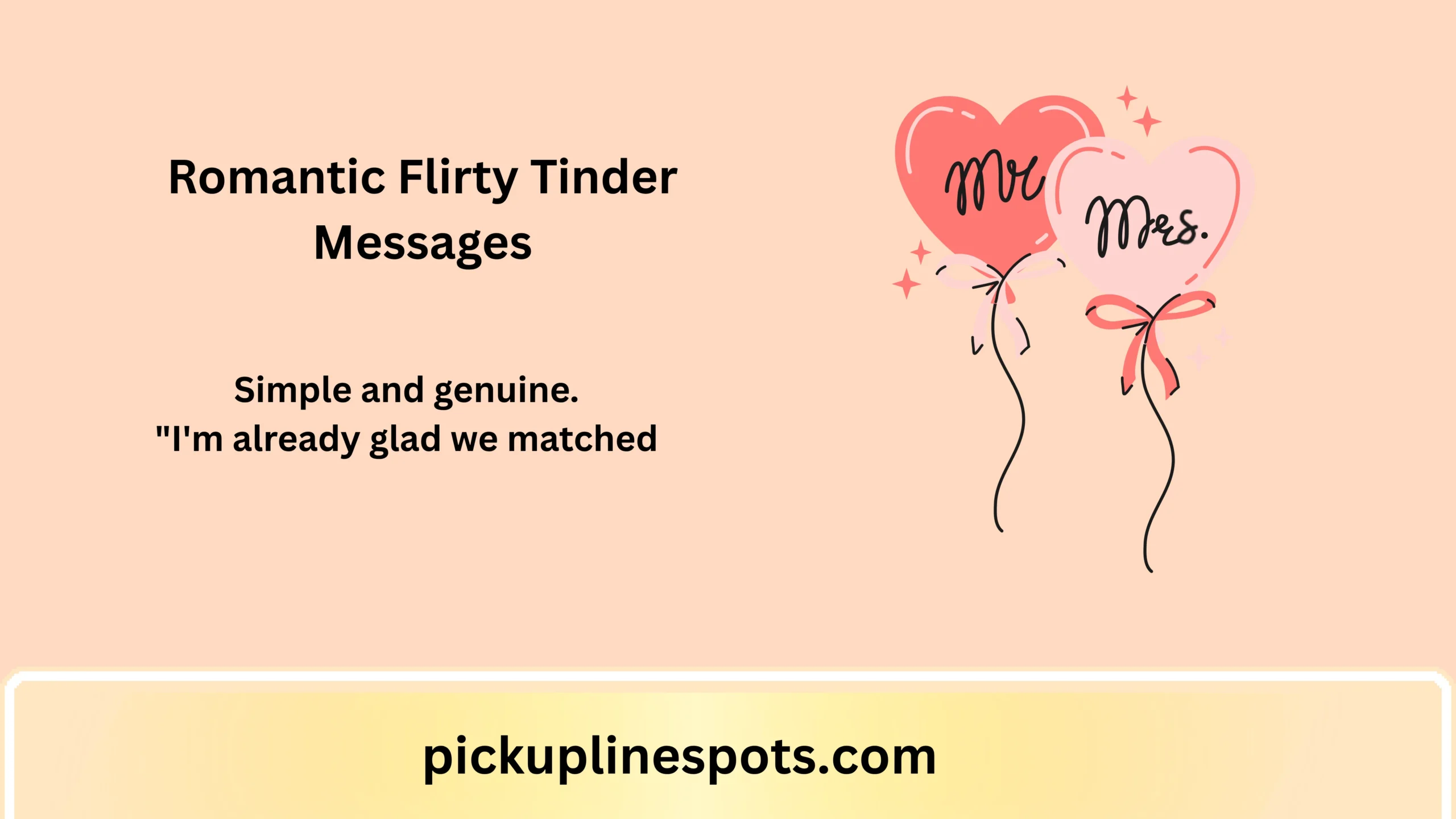 Romantic Flirty Tinder Messages