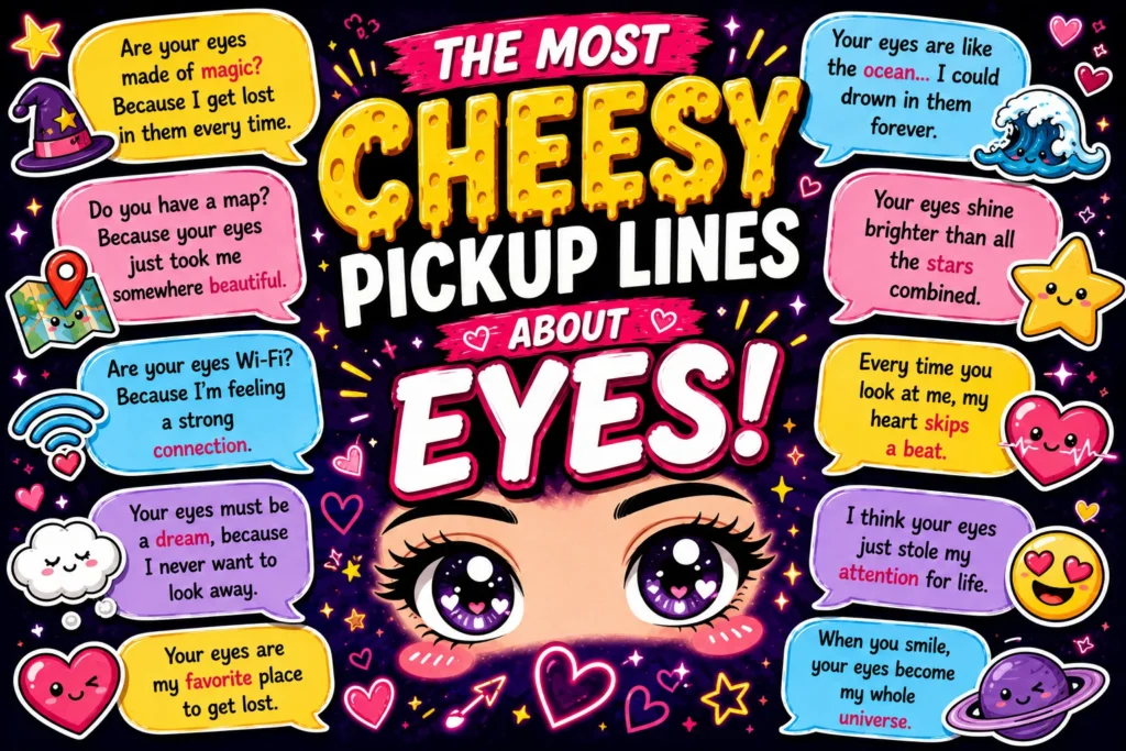 Smooth Pickup Lines About Eyes