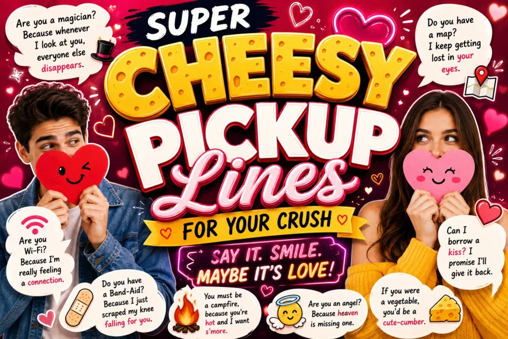 230+ Cheesy Pickup Lines Reddit Users Secretly Love 😂❤️