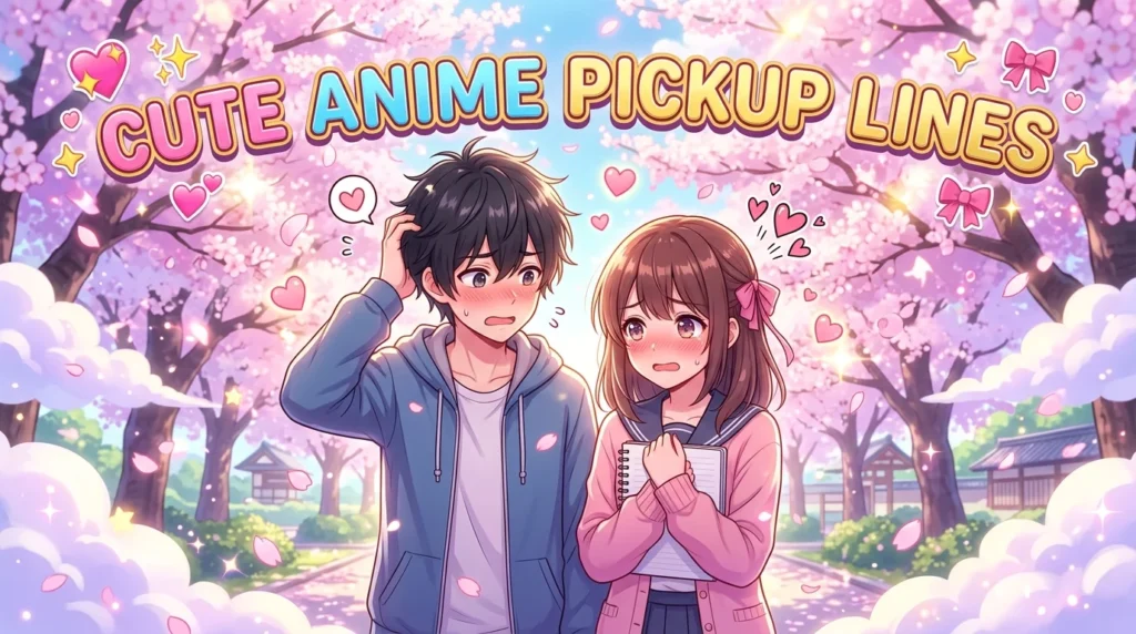Best Cute Anime Pickup Lines That Will Melt Any Otaku Heart 2026 💖✨
