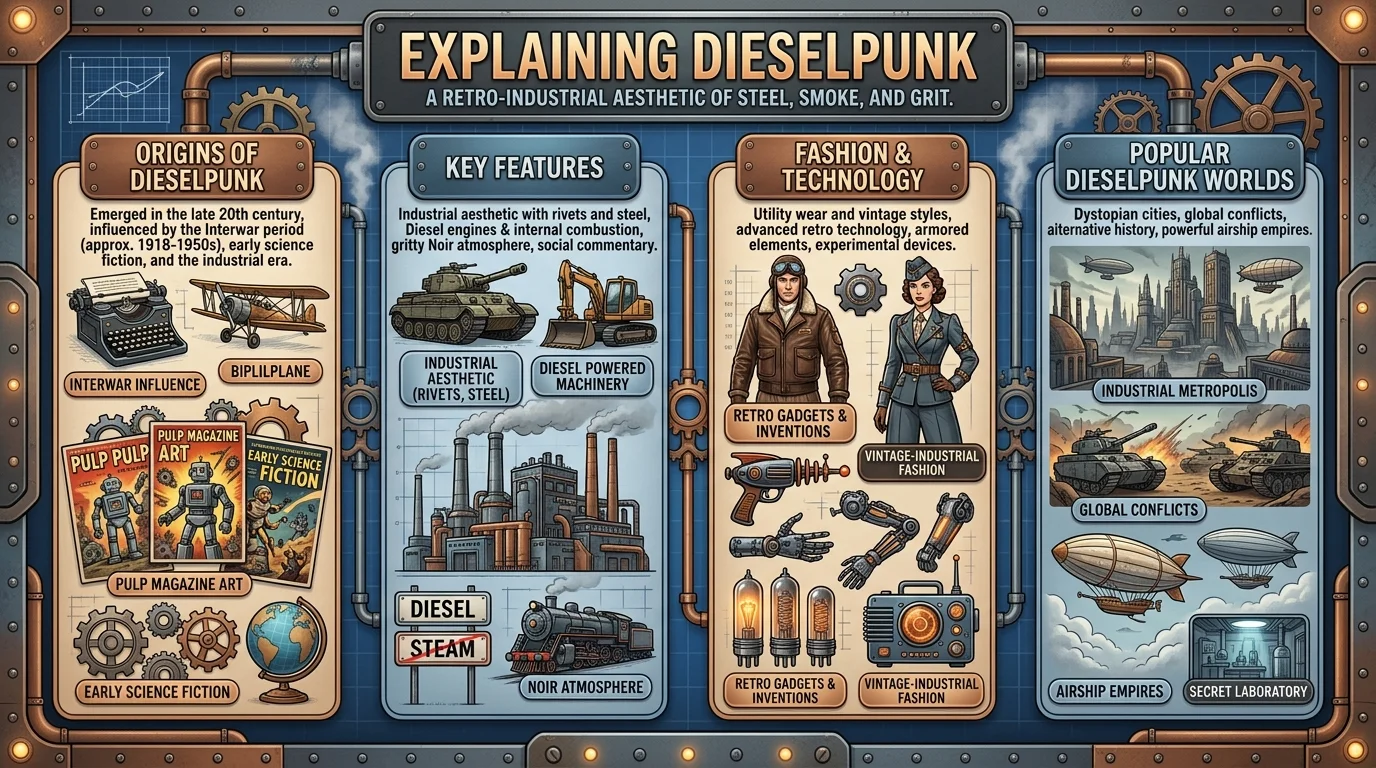 Dieselpunk vs Steampunk