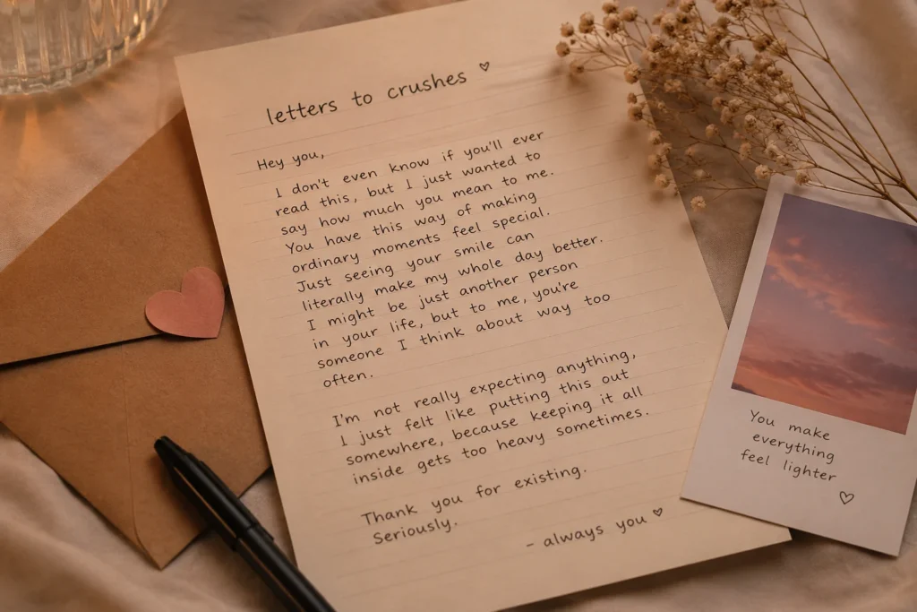 Letters to Crushes: How to Write a Heartfelt Message 2026