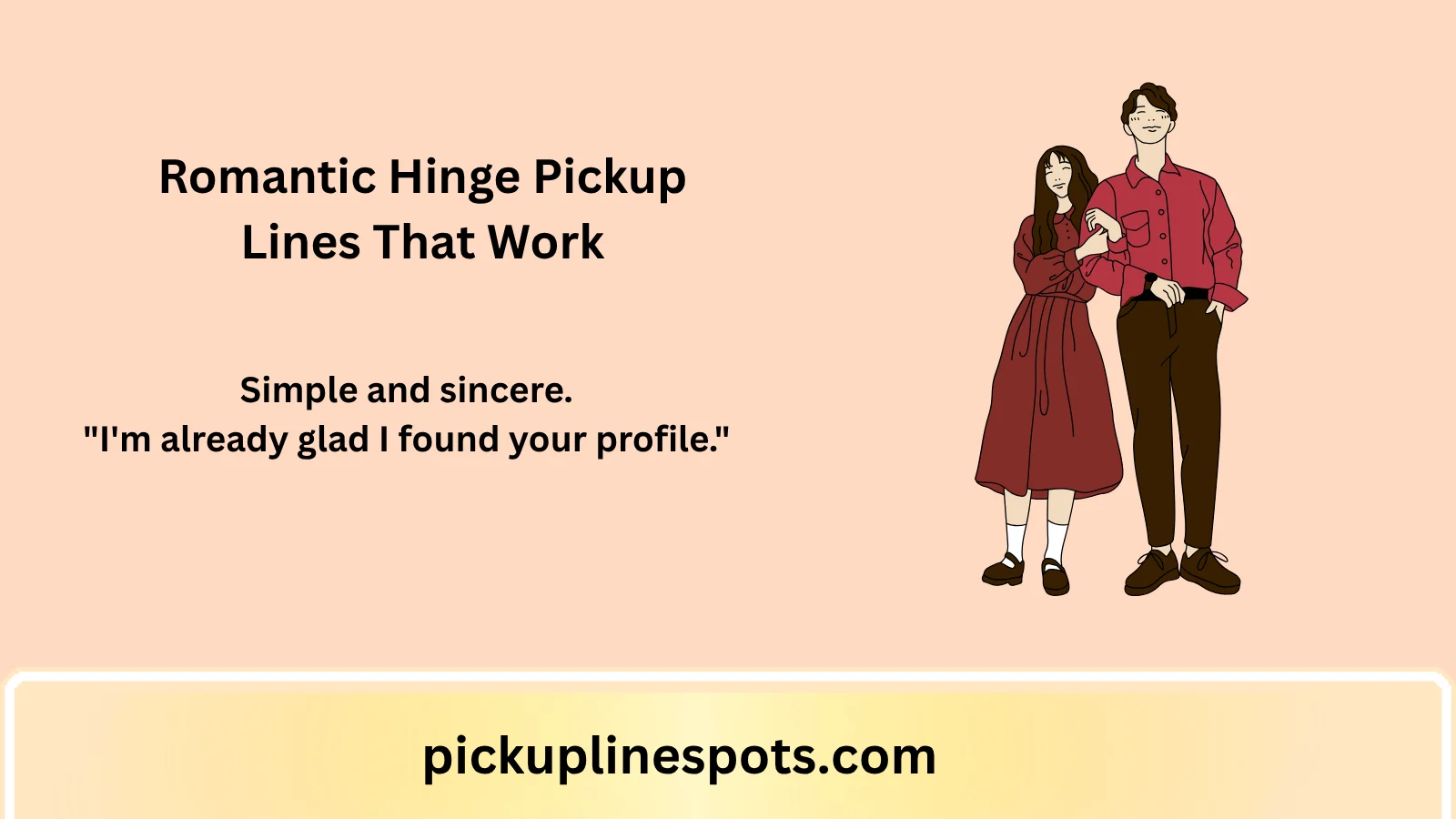 Romantic Hinge Pickup Lines That Work