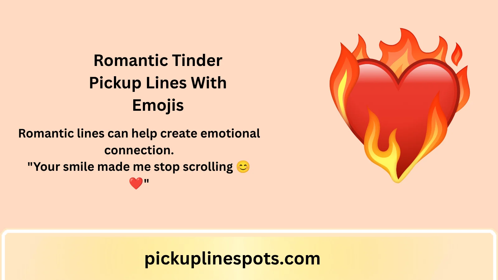 Romantic Tinder Pickup Lines With Emojis