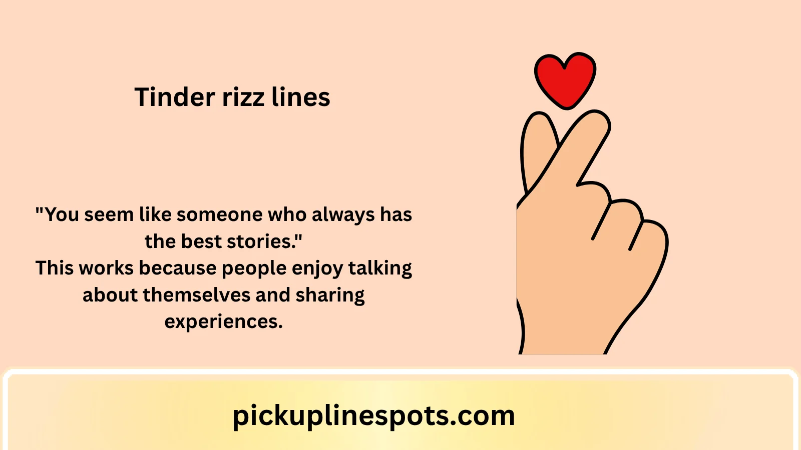 Tinder rizz lines