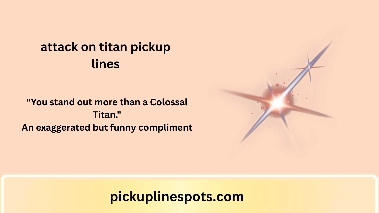 attack on titan pickup lines