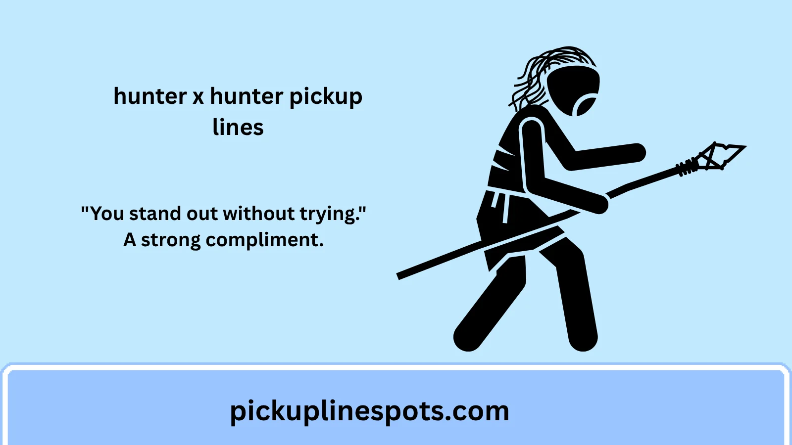 hunter x hunter pickup lines