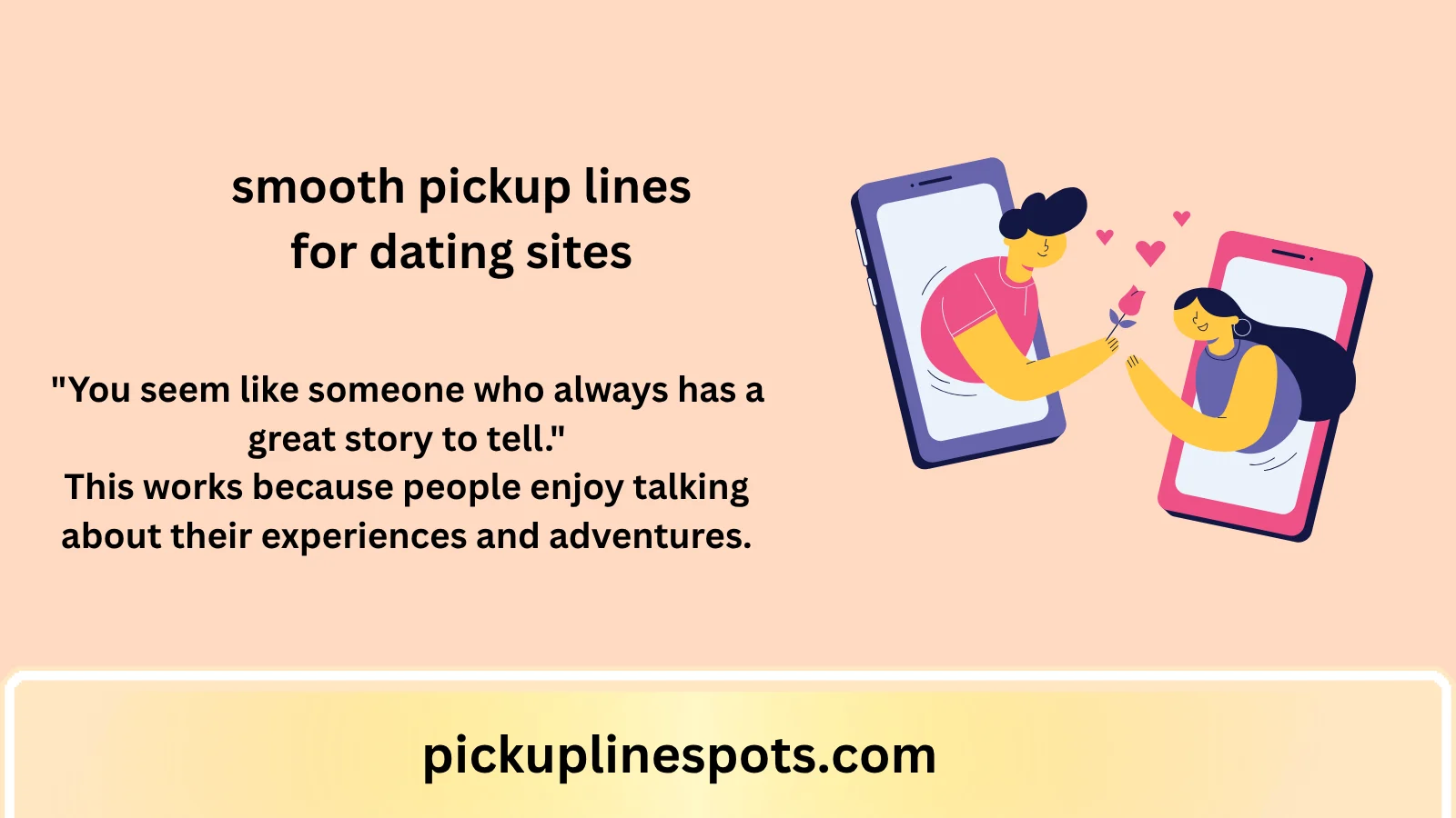 smooth pickup lines for dating sites